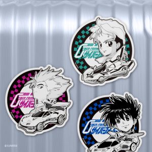 (預購) DA13_閃電霹靂車_行李箱霧面高質感防水貼紙 (共2組)